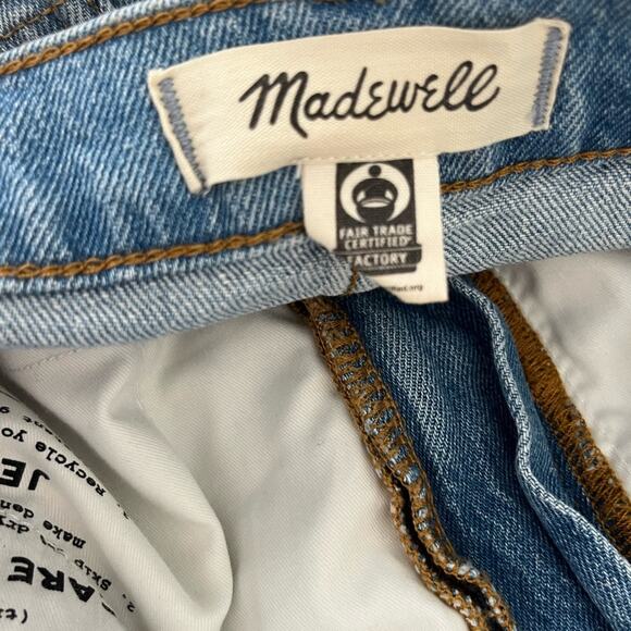 Madewell the perfect Jean shorts light wash 30 - Picture 9 of 10